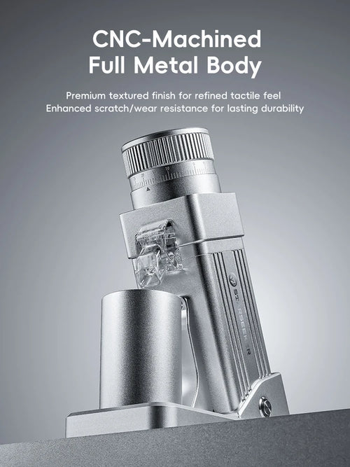 STARSEEKER E55Pro Electric Coffee Grinder 55MM Titanium Cone Burr Stepless Adjustment Espresso Brew Coffee Bean Grinder Black