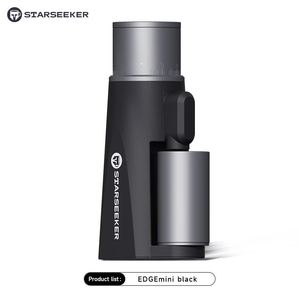 STARSEEKER EDGE Mini Portable Electric Coffee Grinder 38mm Cone Burr Stepless Adjustable Type-C Home Outdoor Travel Suit