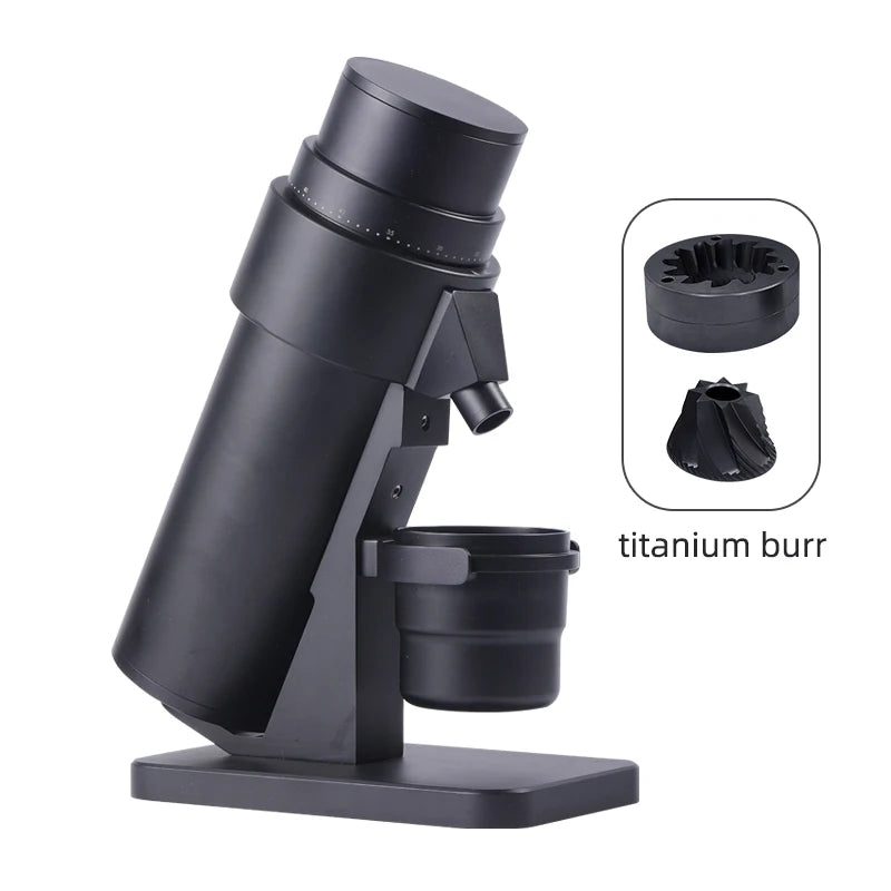 STARSEEKER EDGE PLUS Electric Coffee Grinder 63MM Titanium Burr Stepless Fineness Adjustment Removable Magnetic Suction Port