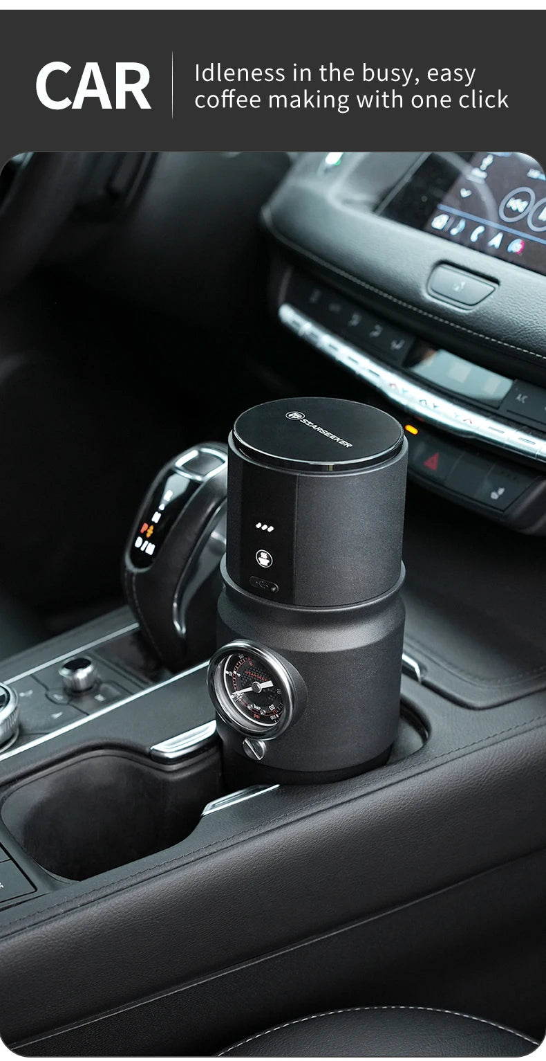 STARSEEKER Super58 Portable Electric Espresso Machine Travel Coffee Maker For Camping Car Coffee Maker With USB-C Bracket Tamper