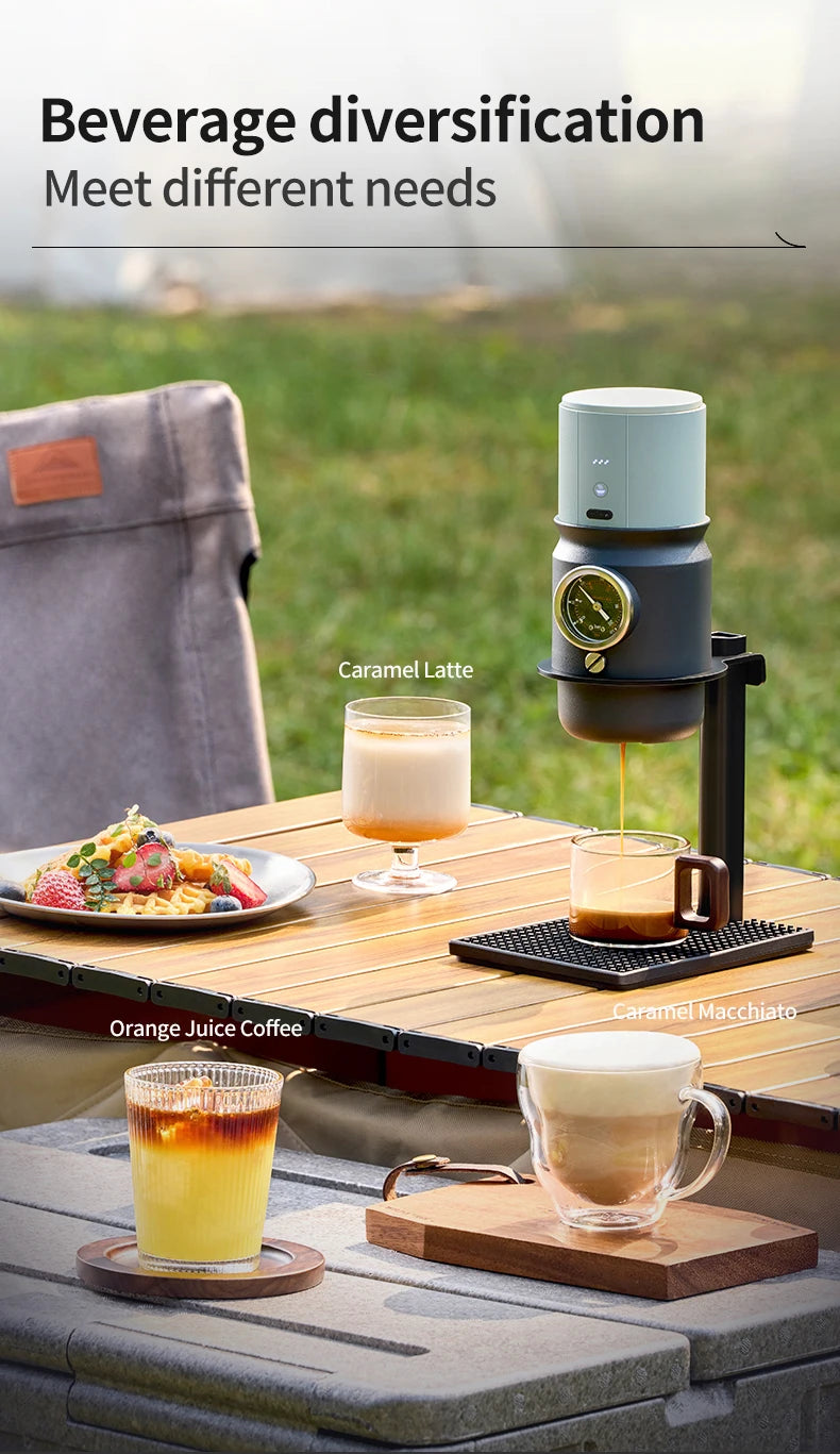 STARSEEKER Super58 Portable Electric Espresso Machine Travel Coffee Maker For Camping Car Coffee Maker With USB-C Bracket Tamper