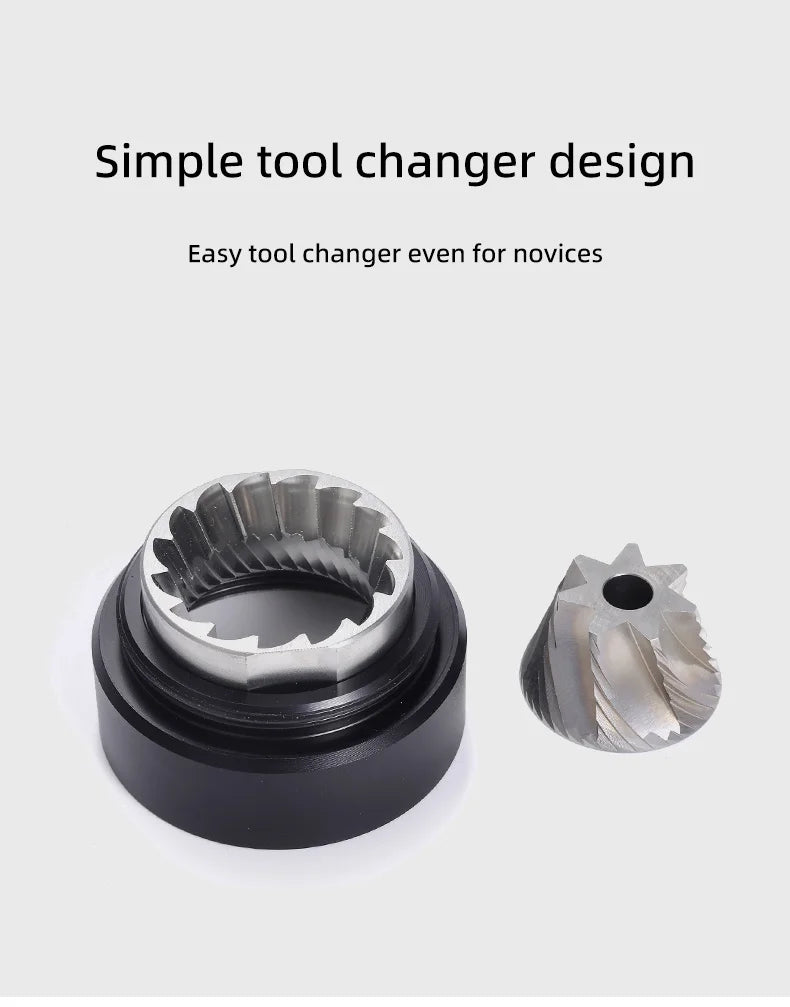 STARSEEKER NEW Burr Coffee Grinder Black Manual Coffee Grinder 46MM Burr Espresso Portable Hand Brewed Coffee Bean Grinder