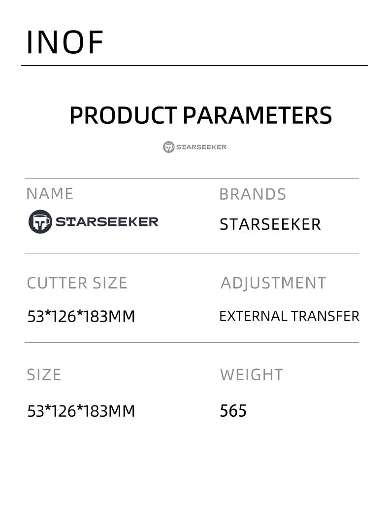 STARSEEKER NEW Burr Coffee Grinder Black Manual Coffee Grinder 46MM Burr Espresso Portable Hand Brewed Coffee Bean Grinder